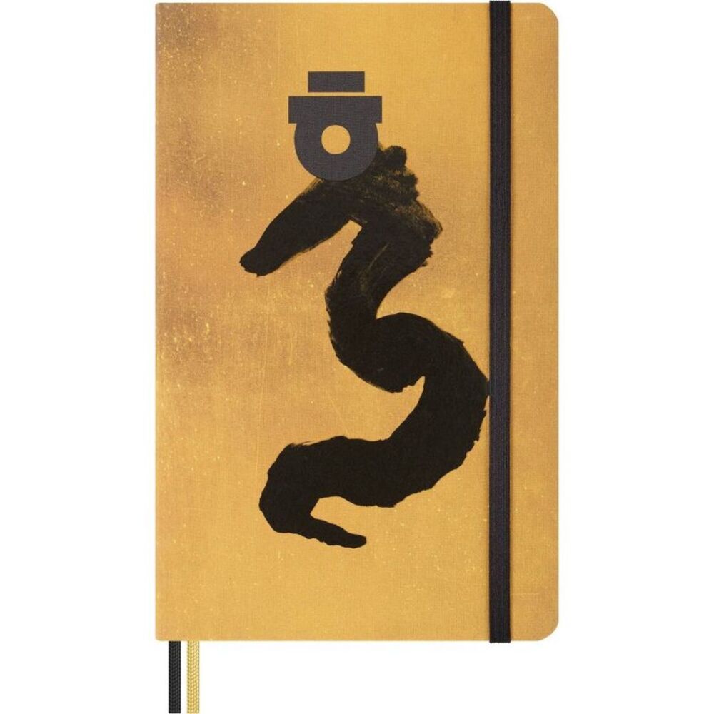 Moleskine -  176pg Ruled Large Journal 8.29"x5.12" Ye Gold